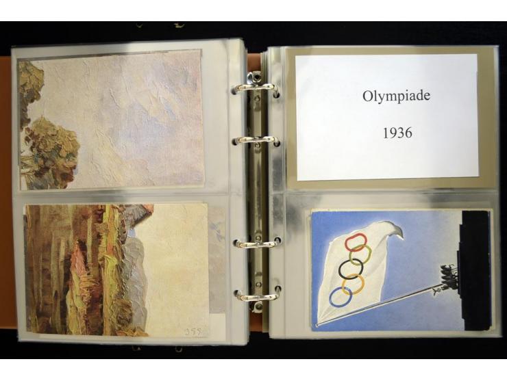PROPAGANDAKARTEN: 1919/1945, umfangreiche Sammlung mit  über 1000 ungebrauchten und gebrauchten Karten inkl. einigen Werbe- u