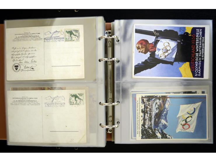 PROPAGANDAKARTEN: 1919/1945, umfangreiche Sammlung mit  über 1000 ungebrauchten und gebrauchten Karten inkl. einigen Werbe- u