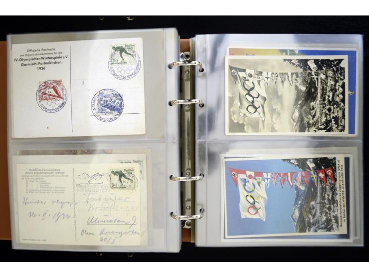 PROPAGANDAKARTEN: 1919/1945, umfangreiche Sammlung mit  über 1000 ungebrauchten und gebrauchten Karten inkl. einigen Werbe- u