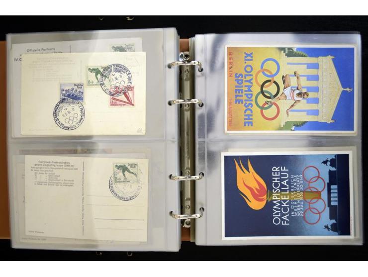 PROPAGANDAKARTEN: 1919/1945, umfangreiche Sammlung mit  über 1000 ungebrauchten und gebrauchten Karten inkl. einigen Werbe- u