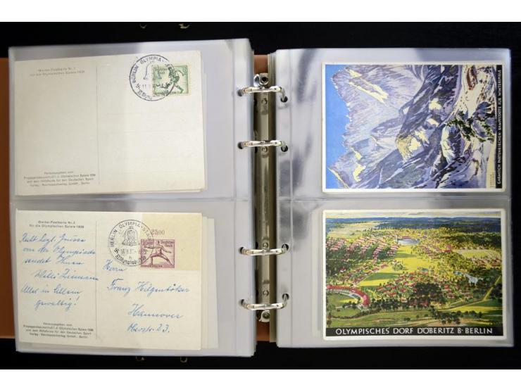 PROPAGANDAKARTEN: 1919/1945, umfangreiche Sammlung mit  über 1000 ungebrauchten und gebrauchten Karten inkl. einigen Werbe- u