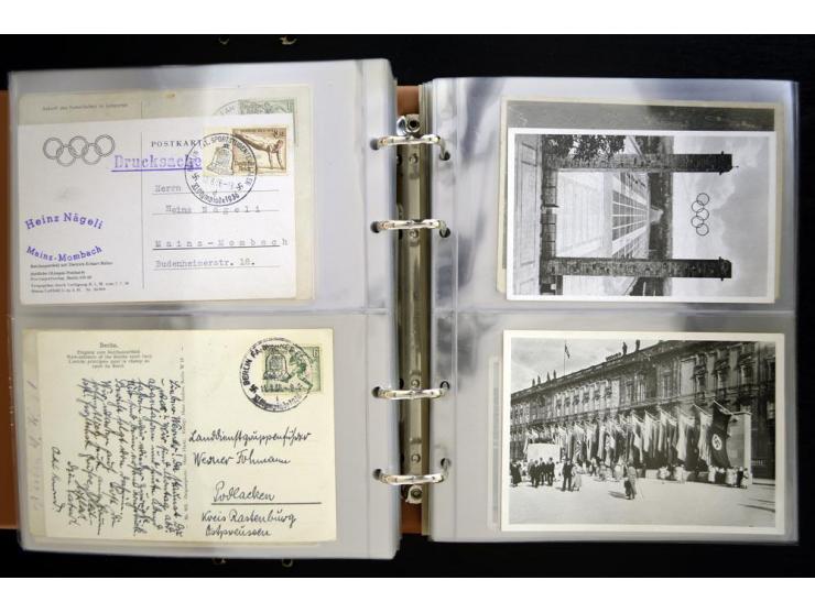 PROPAGANDAKARTEN: 1919/1945, umfangreiche Sammlung mit  über 1000 ungebrauchten und gebrauchten Karten inkl. einigen Werbe- u