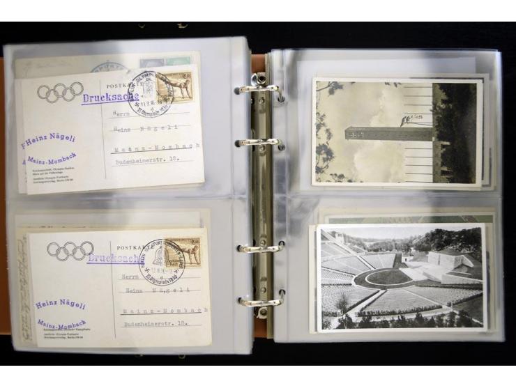 PROPAGANDAKARTEN: 1919/1945, umfangreiche Sammlung mit  über 1000 ungebrauchten und gebrauchten Karten inkl. einigen Werbe- u