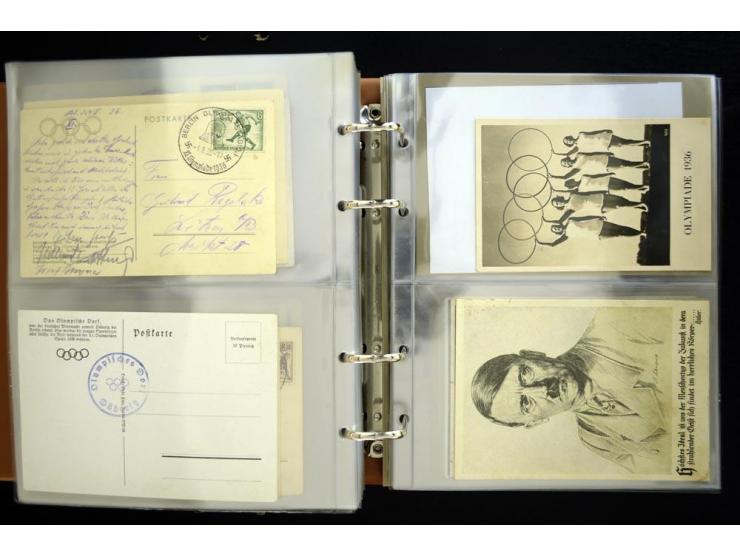 PROPAGANDAKARTEN: 1919/1945, umfangreiche Sammlung mit  über 1000 ungebrauchten und gebrauchten Karten inkl. einigen Werbe- u