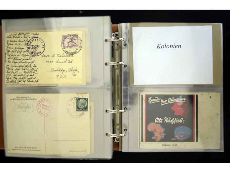 PROPAGANDAKARTEN: 1919/1945, umfangreiche Sammlung mit  über 1000 ungebrauchten und gebrauchten Karten inkl. einigen Werbe- u