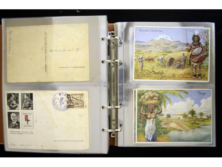 PROPAGANDAKARTEN: 1919/1945, umfangreiche Sammlung mit  über 1000 ungebrauchten und gebrauchten Karten inkl. einigen Werbe- u