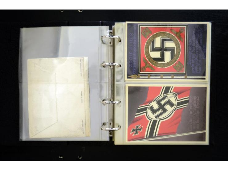 PROPAGANDAKARTEN: 1919/1945, umfangreiche Sammlung mit  über 1000 ungebrauchten und gebrauchten Karten inkl. einigen Werbe- u