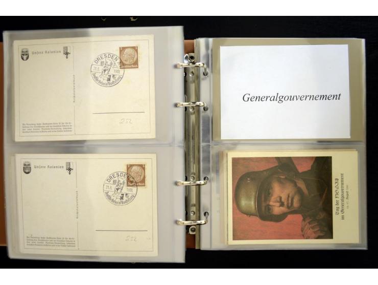 PROPAGANDAKARTEN: 1919/1945, umfangreiche Sammlung mit  über 1000 ungebrauchten und gebrauchten Karten inkl. einigen Werbe- u