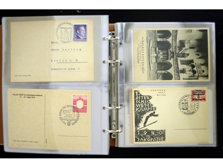 PROPAGANDAKARTEN: 1919/1945, umfangreiche Sammlung mit  über 1000 ungebrauchten und gebrauchten Karten inkl. einigen Werbe- u