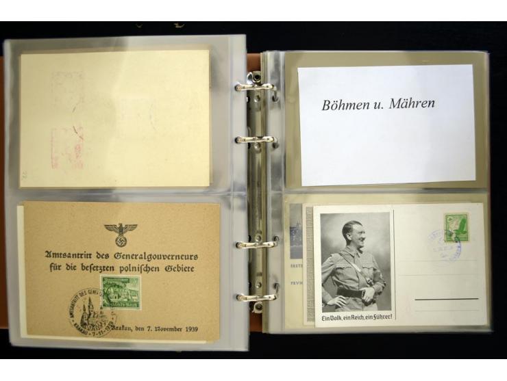 PROPAGANDAKARTEN: 1919/1945, umfangreiche Sammlung mit  über 1000 ungebrauchten und gebrauchten Karten inkl. einigen Werbe- u