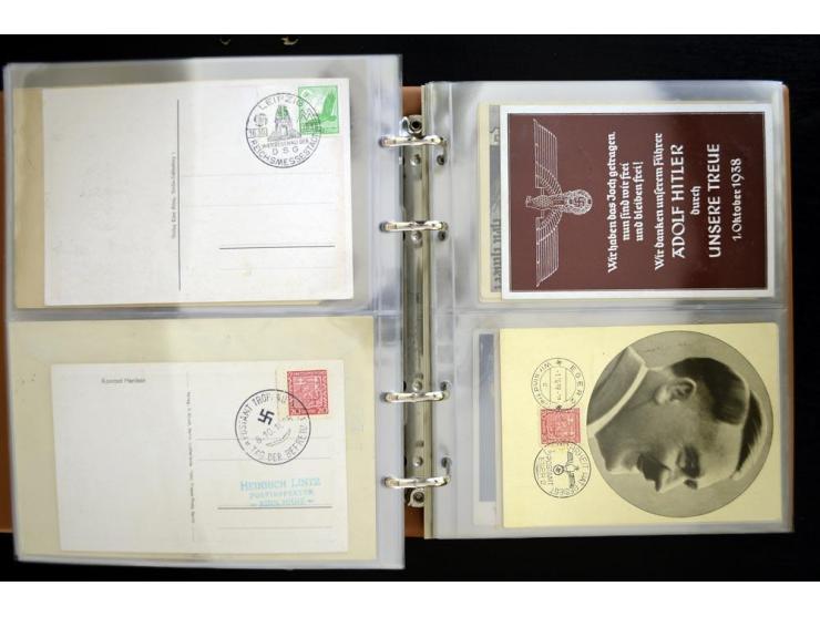PROPAGANDAKARTEN: 1919/1945, umfangreiche Sammlung mit  über 1000 ungebrauchten und gebrauchten Karten inkl. einigen Werbe- u
