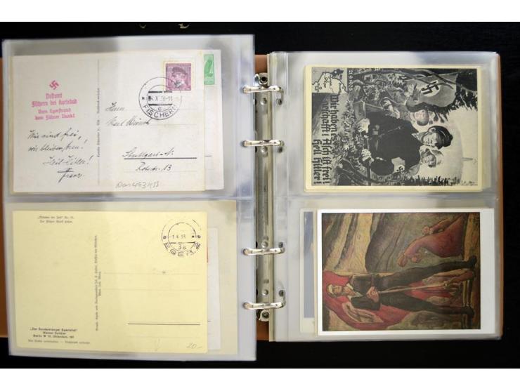 PROPAGANDAKARTEN: 1919/1945, umfangreiche Sammlung mit  über 1000 ungebrauchten und gebrauchten Karten inkl. einigen Werbe- u