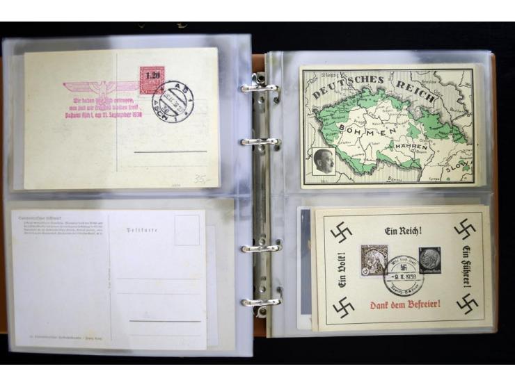 PROPAGANDAKARTEN: 1919/1945, umfangreiche Sammlung mit  über 1000 ungebrauchten und gebrauchten Karten inkl. einigen Werbe- u