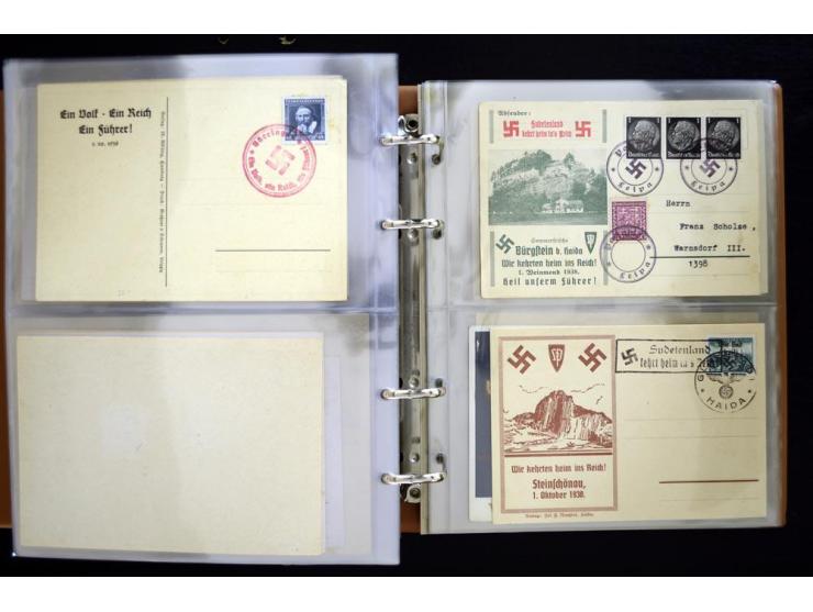 PROPAGANDAKARTEN: 1919/1945, umfangreiche Sammlung mit  über 1000 ungebrauchten und gebrauchten Karten inkl. einigen Werbe- u