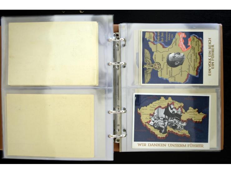 PROPAGANDAKARTEN: 1919/1945, umfangreiche Sammlung mit  über 1000 ungebrauchten und gebrauchten Karten inkl. einigen Werbe- u