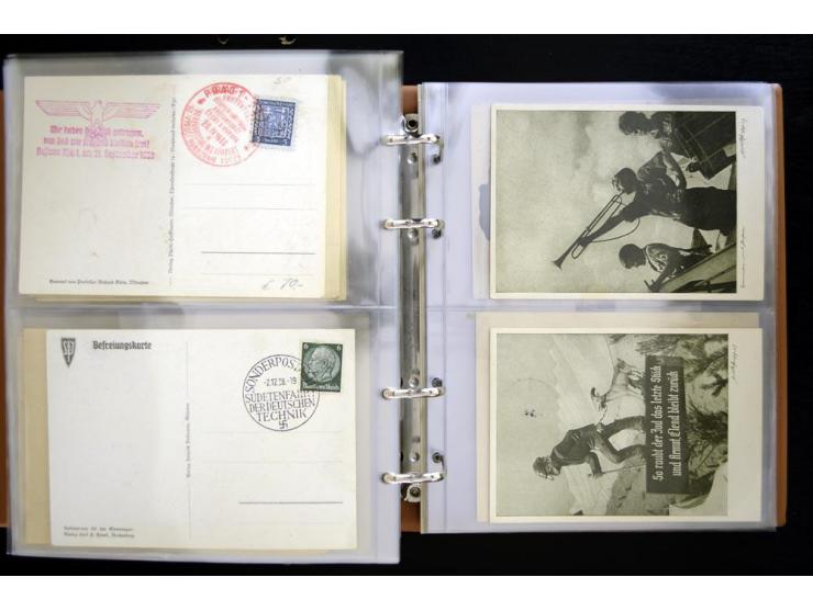 PROPAGANDAKARTEN: 1919/1945, umfangreiche Sammlung mit  über 1000 ungebrauchten und gebrauchten Karten inkl. einigen Werbe- u