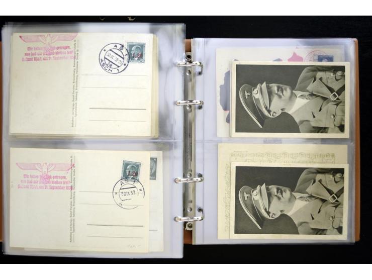 PROPAGANDAKARTEN: 1919/1945, umfangreiche Sammlung mit  über 1000 ungebrauchten und gebrauchten Karten inkl. einigen Werbe- u