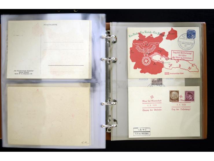 PROPAGANDAKARTEN: 1919/1945, umfangreiche Sammlung mit  über 1000 ungebrauchten und gebrauchten Karten inkl. einigen Werbe- u