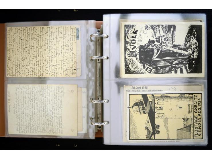 PROPAGANDAKARTEN: 1919/1945, umfangreiche Sammlung mit  über 1000 ungebrauchten und gebrauchten Karten inkl. einigen Werbe- u