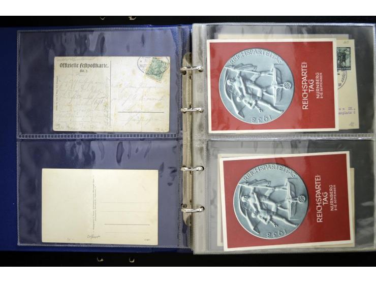 PROPAGANDAKARTEN: 1919/1945, umfangreiche Sammlung mit  über 1000 ungebrauchten und gebrauchten Karten inkl. einigen Werbe- u