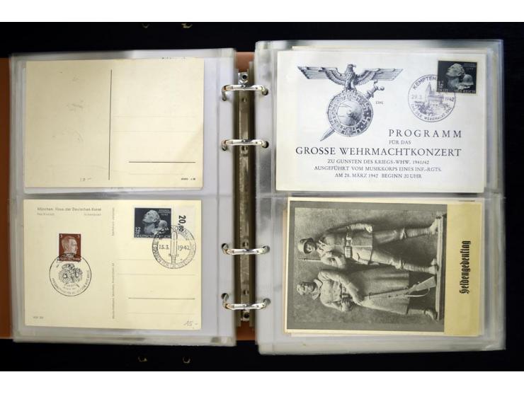 PROPAGANDAKARTEN: 1919/1945, umfangreiche Sammlung mit  über 1000 ungebrauchten und gebrauchten Karten inkl. einigen Werbe- u