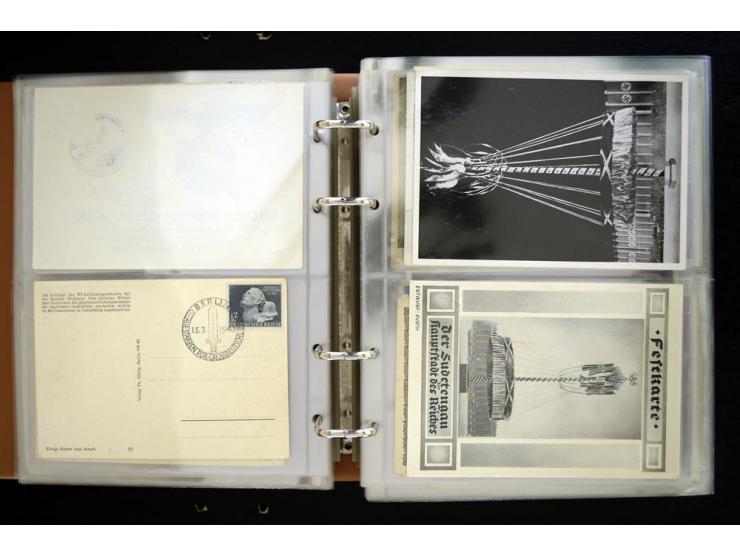 PROPAGANDAKARTEN: 1919/1945, umfangreiche Sammlung mit  über 1000 ungebrauchten und gebrauchten Karten inkl. einigen Werbe- u