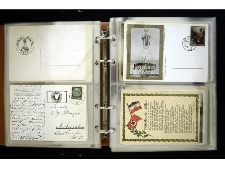 PROPAGANDAKARTEN: 1919/1945, umfangreiche Sammlung mit  über 1000 ungebrauchten und gebrauchten Karten inkl. einigen Werbe- u