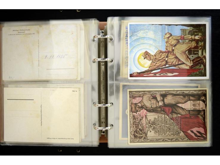 PROPAGANDAKARTEN: 1919/1945, umfangreiche Sammlung mit  über 1000 ungebrauchten und gebrauchten Karten inkl. einigen Werbe- u