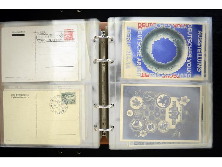 PROPAGANDAKARTEN: 1919/1945, umfangreiche Sammlung mit  über 1000 ungebrauchten und gebrauchten Karten inkl. einigen Werbe- u