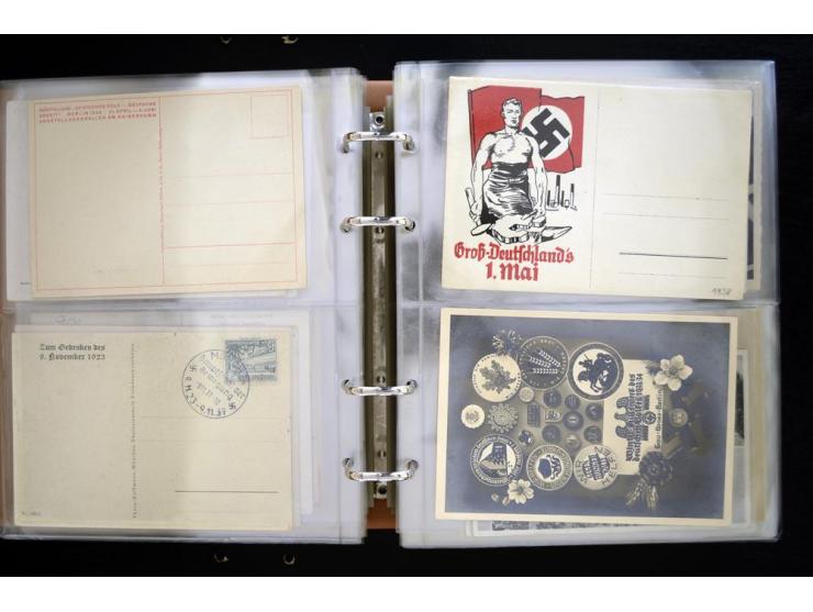 PROPAGANDAKARTEN: 1919/1945, umfangreiche Sammlung mit  über 1000 ungebrauchten und gebrauchten Karten inkl. einigen Werbe- u