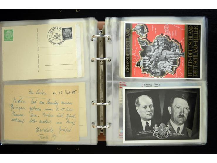 PROPAGANDAKARTEN: 1919/1945, umfangreiche Sammlung mit  über 1000 ungebrauchten und gebrauchten Karten inkl. einigen Werbe- u