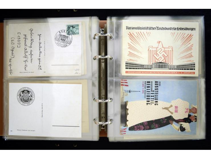 PROPAGANDAKARTEN: 1919/1945, umfangreiche Sammlung mit  über 1000 ungebrauchten und gebrauchten Karten inkl. einigen Werbe- u