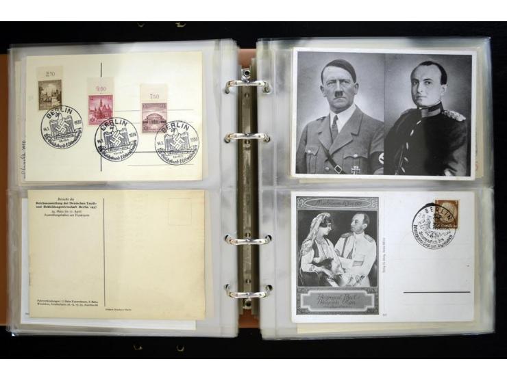 PROPAGANDAKARTEN: 1919/1945, umfangreiche Sammlung mit  über 1000 ungebrauchten und gebrauchten Karten inkl. einigen Werbe- u