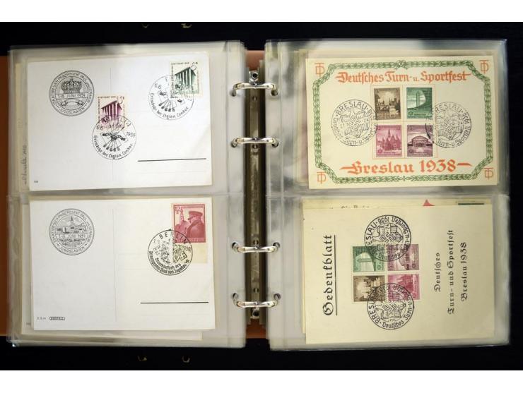 PROPAGANDAKARTEN: 1919/1945, umfangreiche Sammlung mit  über 1000 ungebrauchten und gebrauchten Karten inkl. einigen Werbe- u