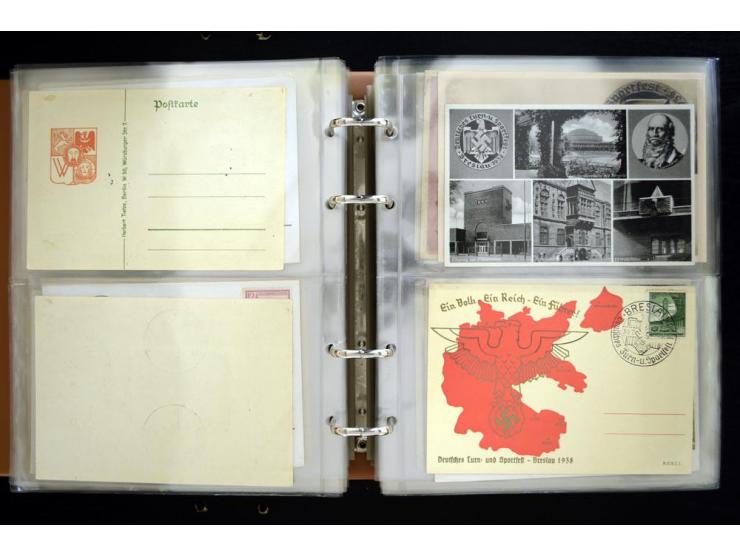 PROPAGANDAKARTEN: 1919/1945, umfangreiche Sammlung mit  über 1000 ungebrauchten und gebrauchten Karten inkl. einigen Werbe- u