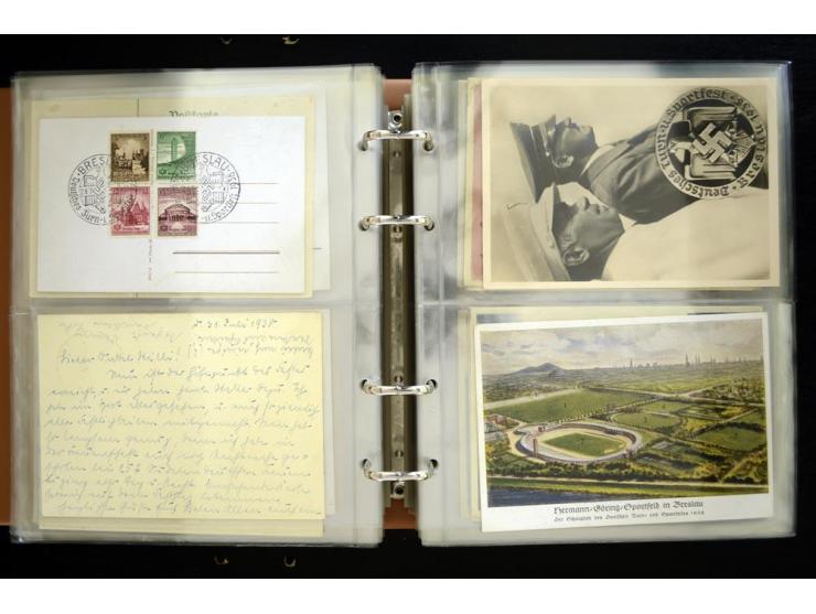 PROPAGANDAKARTEN: 1919/1945, umfangreiche Sammlung mit  über 1000 ungebrauchten und gebrauchten Karten inkl. einigen Werbe- u