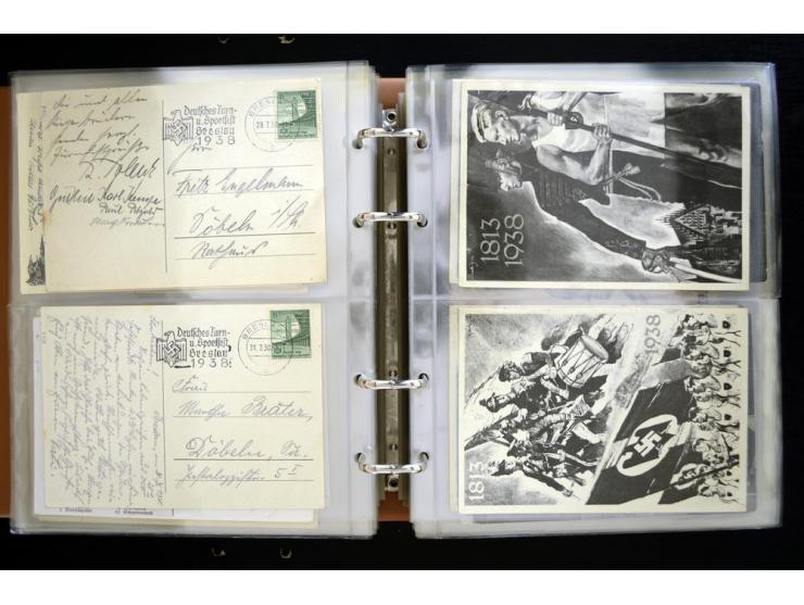 PROPAGANDAKARTEN: 1919/1945, umfangreiche Sammlung mit  über 1000 ungebrauchten und gebrauchten Karten inkl. einigen Werbe- u