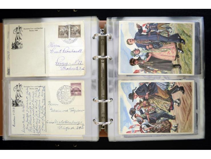 PROPAGANDAKARTEN: 1919/1945, umfangreiche Sammlung mit  über 1000 ungebrauchten und gebrauchten Karten inkl. einigen Werbe- u
