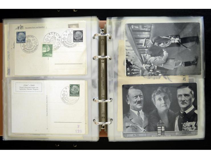 PROPAGANDAKARTEN: 1919/1945, umfangreiche Sammlung mit  über 1000 ungebrauchten und gebrauchten Karten inkl. einigen Werbe- u