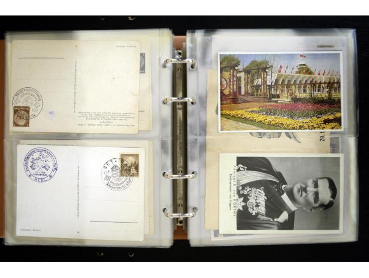 PROPAGANDAKARTEN: 1919/1945, umfangreiche Sammlung mit  über 1000 ungebrauchten und gebrauchten Karten inkl. einigen Werbe- u