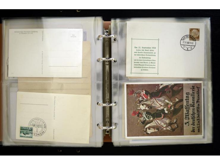 PROPAGANDAKARTEN: 1919/1945, umfangreiche Sammlung mit  über 1000 ungebrauchten und gebrauchten Karten inkl. einigen Werbe- u