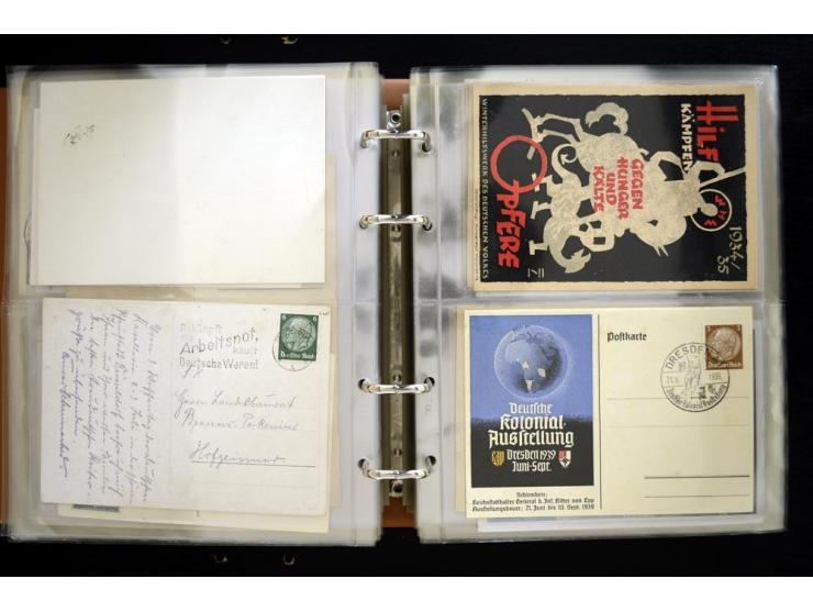 PROPAGANDAKARTEN: 1919/1945, umfangreiche Sammlung mit  über 1000 ungebrauchten und gebrauchten Karten inkl. einigen Werbe- u