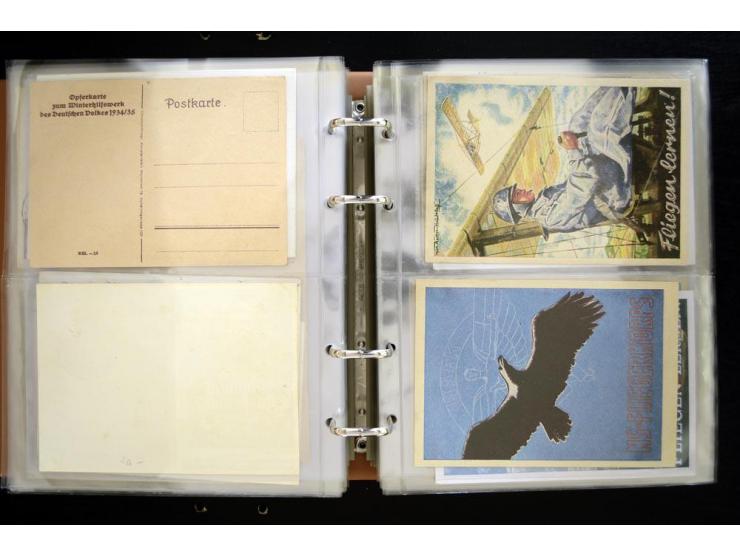 PROPAGANDAKARTEN: 1919/1945, umfangreiche Sammlung mit  über 1000 ungebrauchten und gebrauchten Karten inkl. einigen Werbe- u