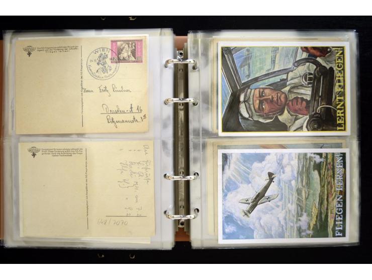 PROPAGANDAKARTEN: 1919/1945, umfangreiche Sammlung mit  über 1000 ungebrauchten und gebrauchten Karten inkl. einigen Werbe- u