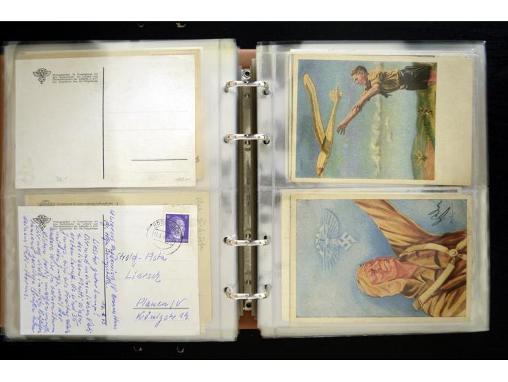 PROPAGANDAKARTEN: 1919/1945, umfangreiche Sammlung mit  über 1000 ungebrauchten und gebrauchten Karten inkl. einigen Werbe- u