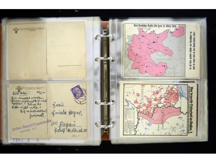 PROPAGANDAKARTEN: 1919/1945, umfangreiche Sammlung mit  über 1000 ungebrauchten und gebrauchten Karten inkl. einigen Werbe- u