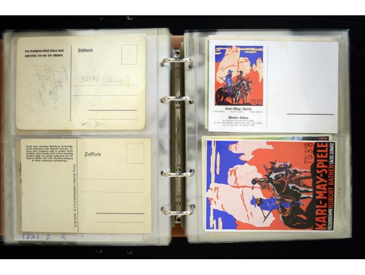 PROPAGANDAKARTEN: 1919/1945, umfangreiche Sammlung mit  über 1000 ungebrauchten und gebrauchten Karten inkl. einigen Werbe- u