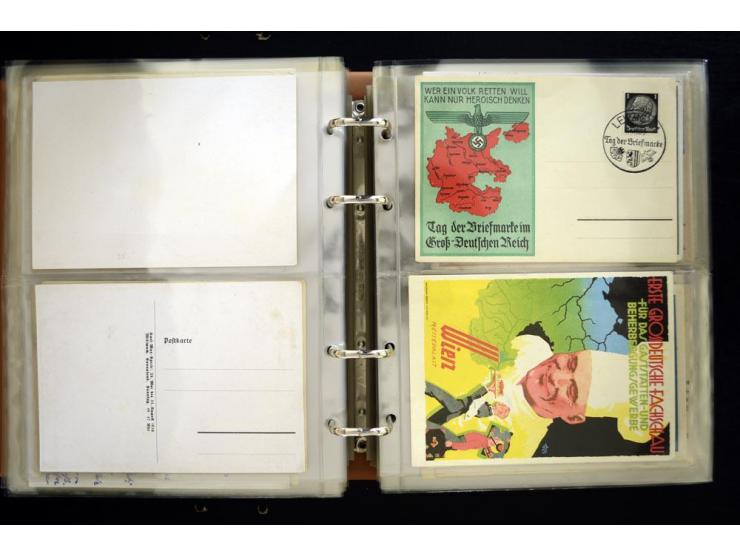 PROPAGANDAKARTEN: 1919/1945, umfangreiche Sammlung mit  über 1000 ungebrauchten und gebrauchten Karten inkl. einigen Werbe- u