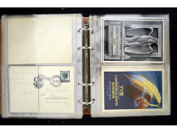 PROPAGANDAKARTEN: 1919/1945, umfangreiche Sammlung mit  über 1000 ungebrauchten und gebrauchten Karten inkl. einigen Werbe- u