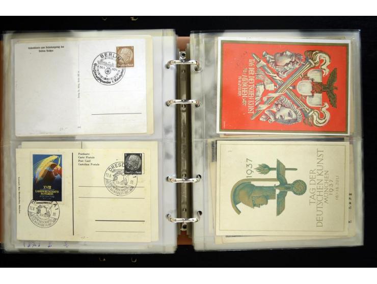 PROPAGANDAKARTEN: 1919/1945, umfangreiche Sammlung mit  über 1000 ungebrauchten und gebrauchten Karten inkl. einigen Werbe- u